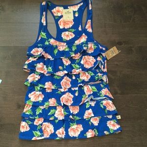 Hollister floral tank top